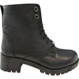 Castle Black YLDZ-3680-1 Kadın Deri Klasık Bot Siyah