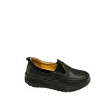 Castle Black YLDZ-42639 Kadın Hakiki Deri Ortopedik Comfort Ayakkabı Siyah