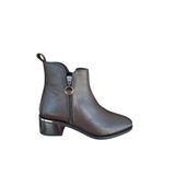 Castle Black YLDZ-9780-1 Kadın Hakiki Deri Klasik Bot Kahverengi