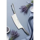 Castle Silver Gray Serisi Mutfak Bıçak Pizza Börek Salata Kıyma Bıçağı Çift Tutma Zırh MFT-965