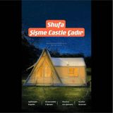 Castle Şişme Çadır 420 300 255cm Krem