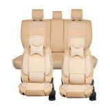Castor Otomotiv Castor Geely Emgrand Lüx Deri Oto Koltuk Kılıfı Ön Arka Takım (Elit) Bej