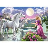 Castorland 120 Parça Prenses ve Unicorn Çocuk Puzzle