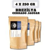 Castro Brezilya Cerrado Jaguar Kahve 1000 GR.(4X250 Gr) - Öğütülmüş Filtre Kahve - 1 kg