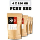 Castro Peru Shg Kahve 1000 GR.(4X250GR) - Çekirdek (Öğütülmemiş) - 1 kg