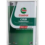Castrol 15W40 Turbomax Motor Yağı 15W40 18LT Dizel Araçlar İçin Yüksek Performanslı Koruma 2026.3 Ay Üretimi Yeni Ürün