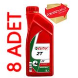Castrol 2t 1 Lt 8'li 2 Zamanlı Mineral Bazlı Motosiklet Yağı