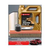 Castrol 5W30 4Lt Renault Clıo 1.2 2012-2019 75 Beygir Filtre - Castrol Edge 5W30 4Lt Yağ Bakım Seti