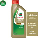 Castrol Edge 5W-40 Motor Yağı 1 Litre Tam Sentetik Yüksek Performanslı Benzinli ve Dizel Araçlar İçin ( Üretim Yılı 2025 )