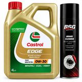 Castrol Edge Motor Yağı 0W-30 4 Litre + Balata Spreyi 500 Ml