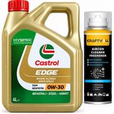 Castrol Edge Motor Yağı 0W-30 4 Litre + Klima Bombası 200 ml