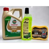 Castrol Edge Motor Yağı 5W-30 4 Litre + Oto Şampuan 1000 Ml + Yıkama Süngeri