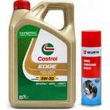 Castrol Edge Motor Yağı 5W-30 5 Litre + Würth Balata Spreyi 500 ml
