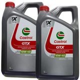 Castrol Gtx Ultraclean 10W-40 Sentetik Motor Yağı 2 X 5 L - Benzin Dizel