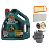 Castrol Magnatec 5W-30 4 lt Motor Yağı + Citroen Nemo 1.4 8v Dizel Filtre Seti
