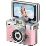 Castu LK-027 Mini Flip Dijital Kamera Aksiyon Kamera - Pembe