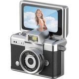 Castu LK-027 Mini Flip Dijital Kamera Aksiyon Kamera - Siyah