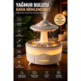 CASTU Ultrasonik Hava Nemlendirici Buhar Makinesi Ve Aroma Difüzörü Işıklı Terapi Aromatik Koku Verici
