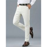Casual Regular Fit Erkek Chıno Pantolon - Beyaz - 10