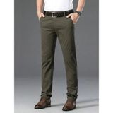 Casual Regular Fit Erkek Chıno Pantolon - Haki - 30