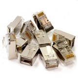 Cat. 5 Rj45 Topraklı Konnektör - 100 Adet