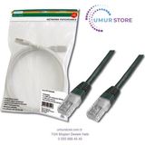 Cat-5e Utp Patch Kablosu, 2 Metre, Awg 26/7, Siyah Renk, 3p Sertifikalı
