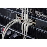 CAT 6A F-FTP bükülebilir Patch kablo, 2 Metre Gri AWG 32/7