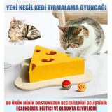 Cat Butler Eğlenceli Kedi Oyuncağı - Peynir Dilimi Tasarım, Geliştirici Zeka Oyunu