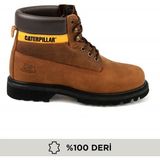 Cat Caterpillar Colorado Copper Nubuk Erkek Bot %100 Deri Orta Topuklu Rahat Kullanım İçin - Bakır