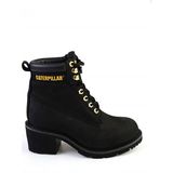 Cat Caterpillar Ottowa Black Nubuk Kadın Bot - Siyah