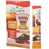 Cat Chefs Ciğerli Krema Ek Besin Takviyesi Kedi Ödülü 5x14 Gr