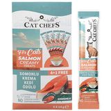 Cat Chefs Somonlu Krema Ek Besin Takviyesi Kedi Ödülü 5x14 Gr