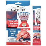 Cat Chefs Tavuk Etli Krema Ek Besin Takviyesi Kedi Ödülü 5x14 Gr