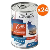 Cat Chefs Tavuk Etli Soslu Yaş Kedi Maması 415 Gr x 24 Adet