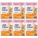 Cat Chow 6x85 gr Somonlu Yetişkin Kedi Konserve Maması
