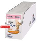 Cat Chow Pouch Somon ve Yeşil Fasülyeli Kedi Yaş Maması 85 Gr x 26 Adet