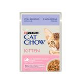 Cat Chow Pouch Sos İçinde Kuzu Etli ve Kabaklı 85 gr Yavru Kedi Konservesi