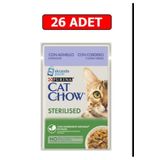 Cat Chow Purina Cat Chow Kuzulu Kısırlaştırılmış Kedi Konserve Maması 85 Gr*26 Adet