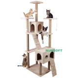Cat City Rezidans Kedi Tırmalama Ve Oyun Evi Çok Fonksiyonlu