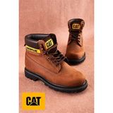 Cat Colorado Kadın Klasik Copper Nubuk Deri Bot Dolgu Topuklu Modeli ile Şık Görünüm