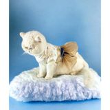 Cat Creamy Navy Tütülü Kedi Elbisesi (2XLarge / 5,5 - 8 kg )