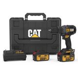 Cat DX12.2 18 V 4.0 Ah Li-Ion Çift Akülü Kömürsüz Profesyonel Şarjlı Darbeli Matkap