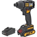 Cat DX71BC 18 Volt 2.0 Ah Li-Ion Tek Akülü Kömürsüz Profesyonel Şarjlı Darbeli Tornavida