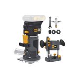 Cat DX82B.3 18Volt Şarjlı Kömürsüz 6mm Devir Ayarlı Profesyonel Avuç İçi El Frezesi Formika Tıraşlam