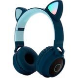 Cat Ear LED Işıklı Katlanabilir Bluetooth Kulaklık
