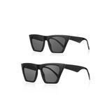 Cat Eye Anne Kız Çocuk 2'Li Set Güneş Gözlüğü Ak-1009