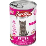 Cat Food Energy Yavru Tavuklu Konserve Islak 400 gr Kedi Maması