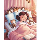 Cat Lover’s Notebook: Cosy Pink Journal with Sleeping Cats for Feline Fans & Fur Baby Mums: A cute cat-themed notebook with 110 lined pages. Perfect ... with a warm heart and a sleeping kitty.