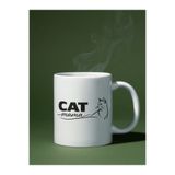 Cat Mama Kedi Annesi Baskılı Porselen Kupa Bardak 300 ml sd27sd