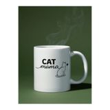 Cat Mama Kedi Annesi Baskılı Porselen Kupa Bardak 300 ml sd28sd